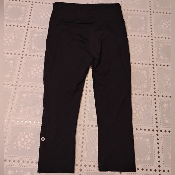 Lululemon Fast & Free Crop II *Nulux 19", Black (First Release), Size 6 - Picture 8 of 15